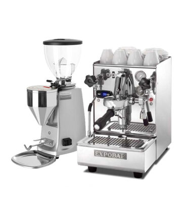 Expobar-Brewtus-IV-Leva-Multi-Boiler-Pompe-à-Vibration-&-Mazzer-Moulin-Électronique-Mini-Mod-A