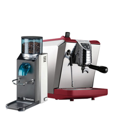 Nuova-Simonelli-Oscar-22-Nuova-Versione-Rossa-&-Rancilio-Rocky-SD