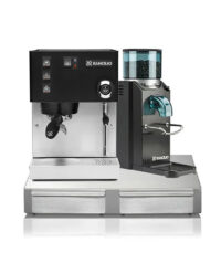 Rancilio-Silvia-V6-E-Black-&-Macinacaffè-Rocky-SD-Black-&-Rancilio-Base-BS50