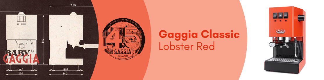 Caffè Italia presenta la nuova Gaggia Classic Lobster Red
