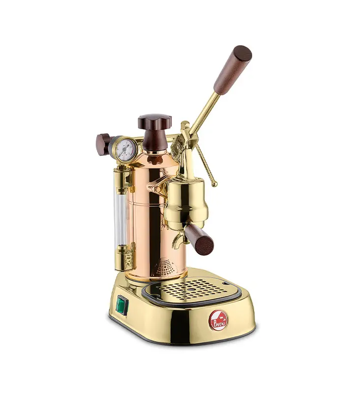 La Pavoni Rame Gold 2021 温度計と圧力計付 La Pavoni Professional Rame Gold LPLPRG01EU – Caffè Italia
