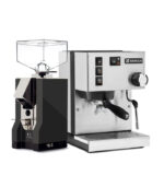 Rancilio Silvia V6 E & Eureka Mignon Silenzio 16CR Nero