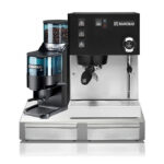 Rancilio Silvia V6 Nera & Rancilio Rocky Nero & Rancilio Base BS50