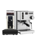 Rancilio Silvia V6 E & Rancilio Stile SD Bianco & Rancilio Knock Box