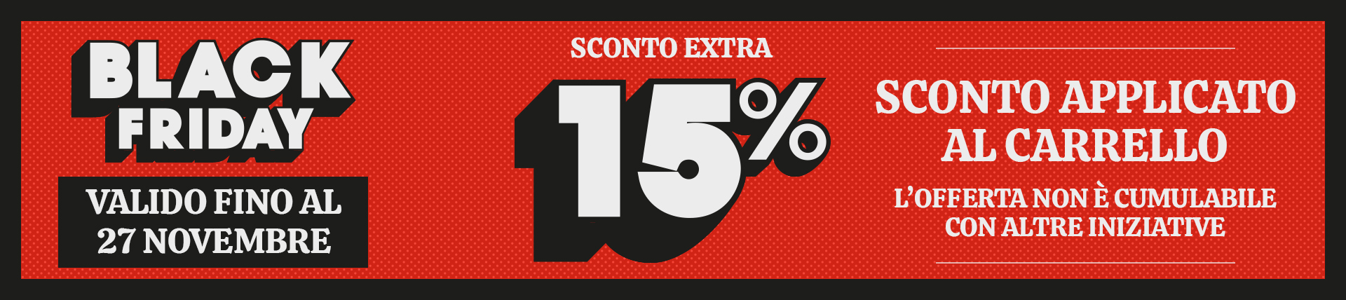 Black Friday -15%