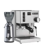 Rancilio Silvia V6 E & Nuova Simonelli Grinta AMMT Argento