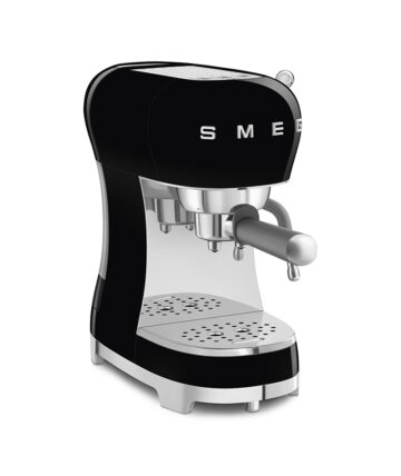 Smeg Macchina da Caffè Espresso manuale 50's Style, nero lucido – ECF02BLEU