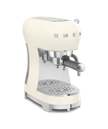 Smeg Macchina da Caffè Espresso manuale 50's Style, panna lucido – ECF02CREU