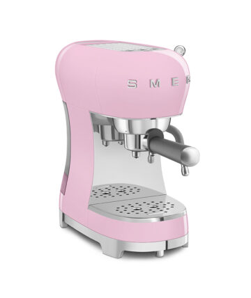 Smeg Macchina da Caffè Espresso manuale 50's Style, rosa lucido – ECF02PKEU