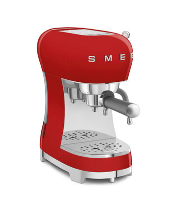 Smeg Macchina da Caffè Espresso manuale 50's Style, rosso lucido – ECF02RDEU