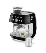 Smeg Macchina da Caffè Espresso Manuale con macinacaffè integrato 50’s Style – Nero LUCIDO – EGF03BLEU - immagine 3