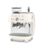 Smeg Macchina da Caffè Espresso Manuale con macinacaffè integrato 50’s Style – Panna LUCIDO – EGF03CREU - immagine 2