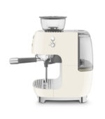 Smeg Macchina da Caffè Espresso Manuale con macinacaffè integrato 50’s Style – Panna LUCIDO – EGF03CREU - immagine 4