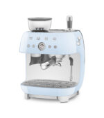 Smeg Macchina da Caffè Espresso Manuale con macinacaffè integrato 50’s Style – Azzurro LUCIDO – EGF03PBEU - immagine 2