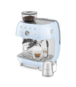 Smeg Macchina da Caffè Espresso Manuale con macinacaffè integrato 50’s Style – Azzurro LUCIDO – EGF03PBEU - immagine 6