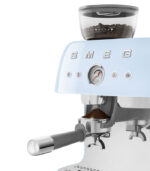 Smeg Macchina da Caffè Espresso Manuale con macinacaffè integrato 50’s Style – Azzurro LUCIDO – EGF03PBEU - immagine 4