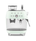 Smeg Macchina da Caffè Espresso Manuale con macinacaffè integrato 50’s Style – Verde Pastello LUCIDO – EGF03PGEU