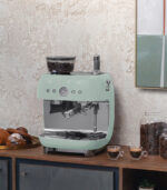 Smeg Macchina da Caffè Espresso Manuale con macinacaffè integrato 50’s Style – Verde Pastello LUCIDO – EGF03PGEU - immagine 6