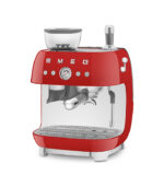 Smeg Macchina da Caffè Espresso Manuale con macinacaffè integrato 50’s Style – Rosso LUCIDO – EGF03RDEU - immagine 2