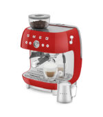 Smeg Macchina da Caffè Espresso Manuale con macinacaffè integrato 50’s Style – Rosso LUCIDO – EGF03RDEU - immagine 3