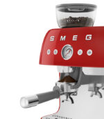Smeg Macchina da Caffè Espresso Manuale con macinacaffè integrato 50’s Style – Rosso LUCIDO – EGF03RDEU - immagine 5