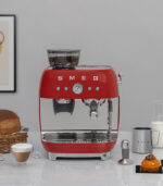 Smeg Macchina da Caffè Espresso Manuale con macinacaffè integrato 50’s Style – Rosso LUCIDO – EGF03RDEU - immagine 6