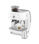 Smeg Macchina da Caffè Espresso Manuale con macinacaffè integrato 50’s Style – Bianco LUCIDO – EGF03WHEU - immagine 3