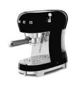 Smeg Macchina da Caffè Espresso manuale 50’s Style, nero lucido – ECF02BLEU - immagine 2