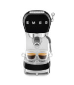 Smeg Macchina da Caffè Espresso manuale 50’s Style, nero lucido – ECF02BLEU - immagine 5