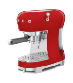 Smeg Macchina da Caffè Espresso manuale 50’s Style, rosso lucido – ECF02RDEU - immagine 2